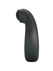 PRETTY LOVE DAHLIA ANILLO VIBRADOR ESTIMULADOR DE CLITOIS 12 VIBRACIONES NEGRO