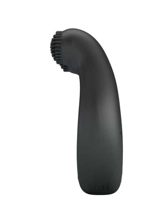 PRETTY LOVE DAHLIA ANILLO VIBRADOR ESTIMULADOR DE CLITOIS 12 VIBRACIONES NEGRO