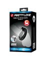 PRETTY LOVE DAHLIA ANILLO VIBRADOR ESTIMULADOR DE CLITOIS 12 VIBRACIONES NEGRO