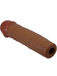 PRETTY LOVE NILE FUNDA PARA PENE CON EXTENSION DE 25 CM MULATO