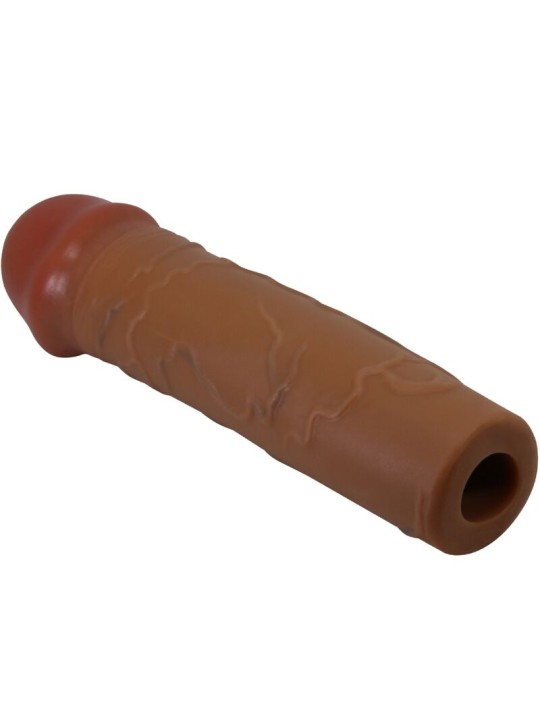 PRETTY LOVE NILE FUNDA PARA PENE CON EXTENSION DE 25 CM MULATO