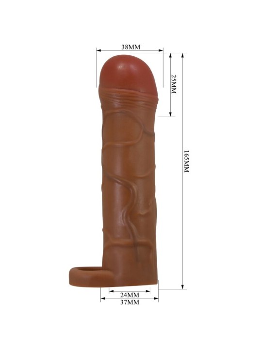 PRETTY LOVE BUNION FUNDA PARA PENE CON EXTENSION DE 25 CM MULATO