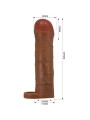 PRETTY LOVE BUNION FUNDA PARA PENE CON EXTENSION DE 25 CM MULATO
