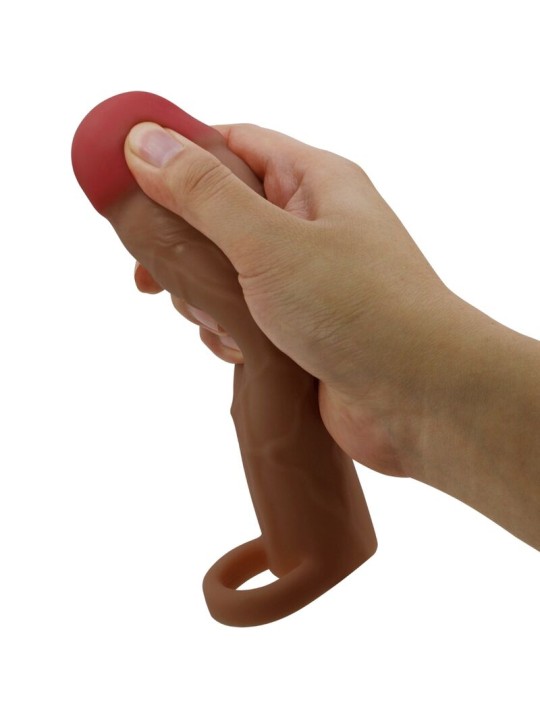 PRETTY LOVE HANI FUNDA PARA PENE CON EXTENSION DE 5 CM MULATO