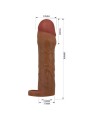 PRETTY LOVE HANI FUNDA PARA PENE CON EXTENSION DE 5 CM MULATO