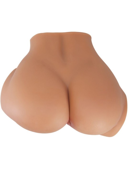 CRAZY BULL EMILIA TRASERO VIBRADOR CON VAGINA Y ANO REALISTICO NATURAL CONTROL REMOTO