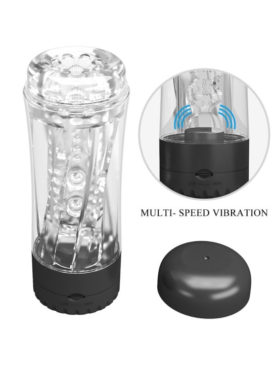 PRETTY LOVE TAMARA MASTURBADOR MASCULINO VIBRADOR MULTIVELOCIDAD NEGRO