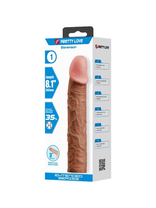 PRETTY LOVE STEVENSON FUNDA PENE CON EXTENSION DE 76 CM MULATO