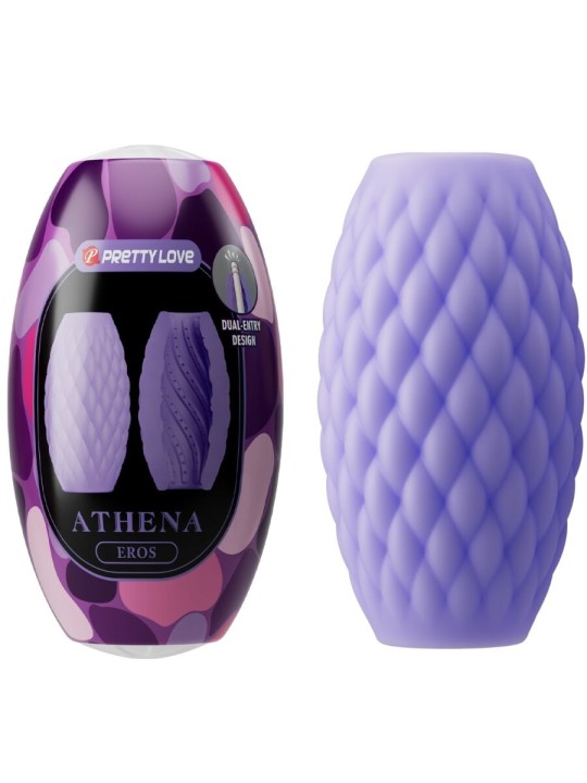 PRETTY LOVE ATHENA EROS MASTURBADOR MASCULINO SILICONA MORADO