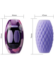 PRETTY LOVE ATHENA EROS MASTURBADOR MASCULINO SILICONA MORADO
