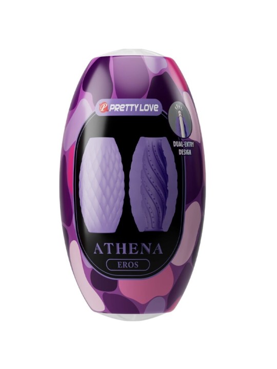 PRETTY LOVE ATHENA EROS MASTURBADOR MASCULINO SILICONA MORADO