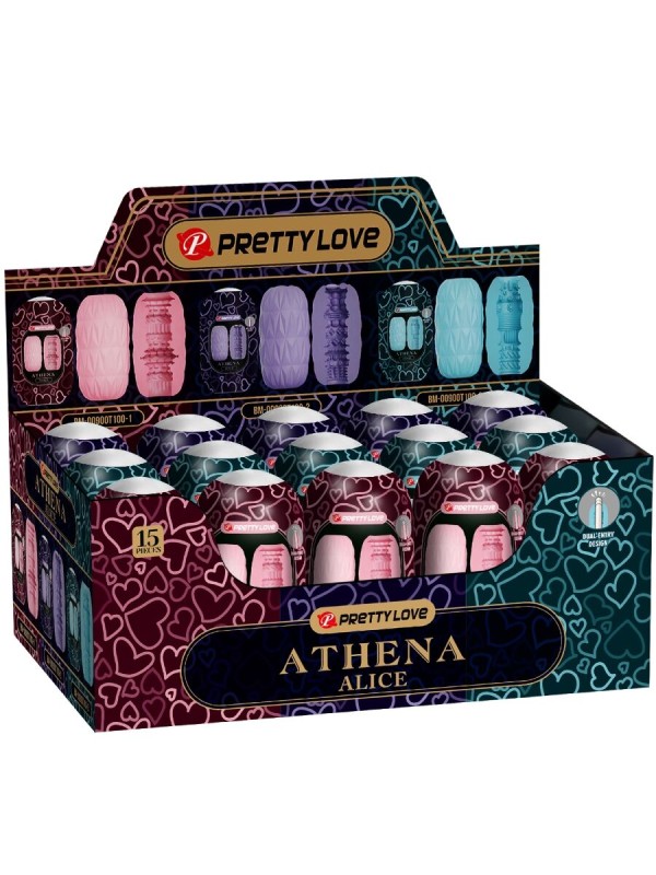 PRETTY LOVE ATHENA ALICE PACK 15 MASTURBADORES MASCULINOS VARIOS