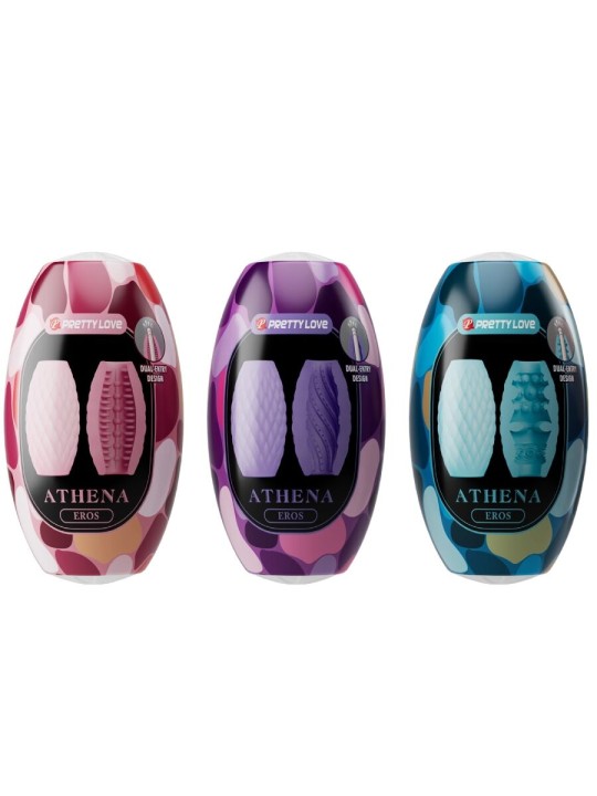 PRETTY LOVE ATHENA EROS PACK 15 MASTURBADORES MASCULINOS VARIOS
