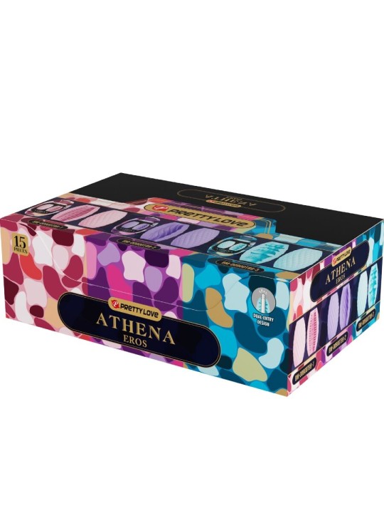 PRETTY LOVE ATHENA EROS PACK 15 MASTURBADORES MASCULINOS VARIOS