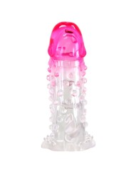 PRETTY LOVE WILFORD FUNDA REALISTICA ALARGADORA CON RELIEVE PARA PENE ROSA