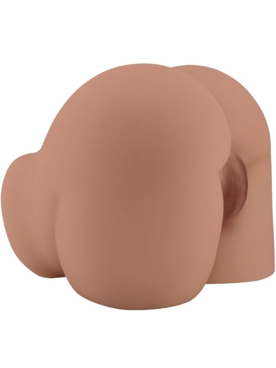 CRAZY BULL BERNACE TRASERO VIBRADOR CON VAGINA Y ANO REALISTICO NATURAL CONTROL REMOTO