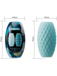 PRETTY LOVE ATHENA EROS MASTURBADOR MASCULINO SILICONA CELESTE