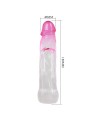 PRETTY LOVE NERON FUNDA REALISTICA ALARGADORA DE 6 CM PARA PENE ROSA