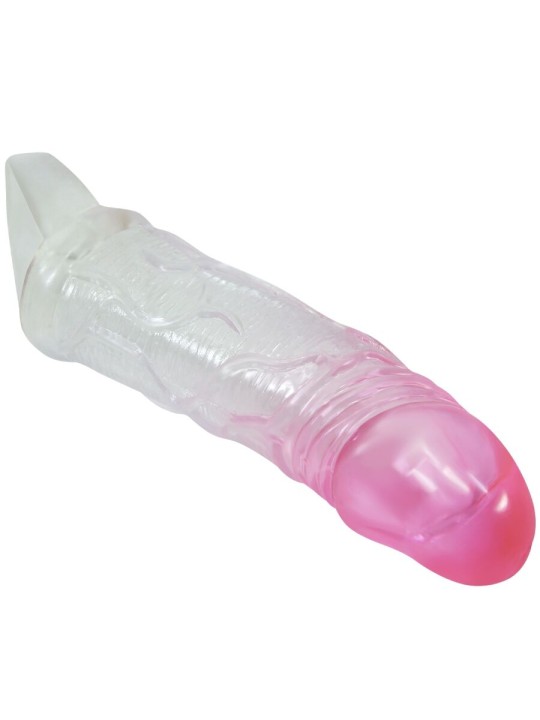 PRETTY LOVE ODES FUNDA REALISTICA ALARGADORA DE 2 CM PARA PENE ROSA