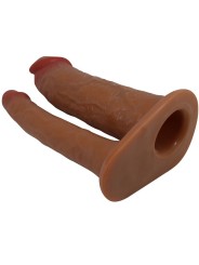 PRETTY LOVE YAIRON FUNDA PARA PENE DOBLE CON EXTENSION DE 4 CM MULATO
