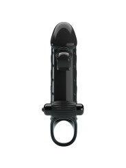 ROMANCE FUNDA PARA PENE CON VIBRACION NEGRO