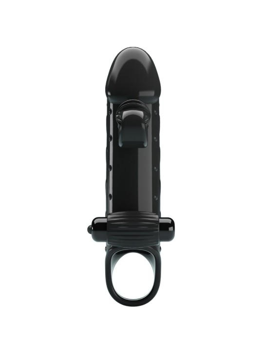 ROMANCE FUNDA PARA PENE CON VIBRACION NEGRO