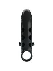 ROMANCE FUNDA PARA PENE CON VIBRACION NEGRO