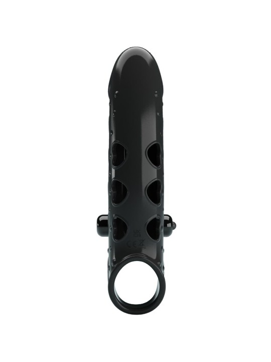 ROMANCE FUNDA PARA PENE CON VIBRACION NEGRO
