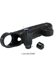 ROMANCE FUNDA PARA PENE CON VIBRACION NEGRO