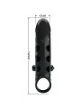 ROMANCE FUNDA PARA PENE CON VIBRACION NEGRO