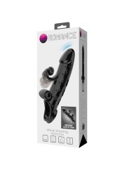 ROMANCE FUNDA PARA PENE CON VIBRACION NEGRO
