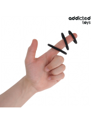 ADDICTED TOYS SET DE ANILLOS SILICONA MODELO 2