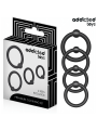 ADDICTED TOYS SET ANILLOS SILICONA DE PRESION