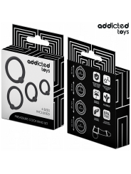 ADDICTED TOYS SET ANILLOS SILICONA DE PRESION