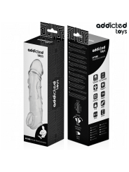 ADDICTED TOYS EXTENSOR PARA EL PENE TRANSPARENTE 27 CM