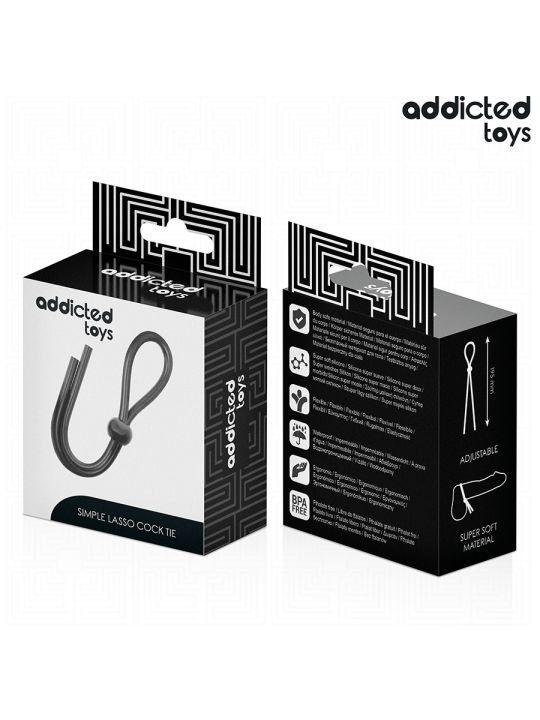 ADDICTED TOYS CUERDA SILICONA PARA EL PENE DE LAZO SIMPLE