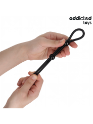 ADDICTED TOYS CUERDA SILICONA PARA EL PENE DE LAZO DOBLE