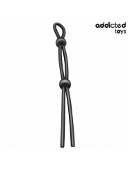 ADDICTED TOYS CUERDA SILICONA PARA EL PENE DE LAZO DOBLE