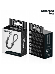 ADDICTED TOYS CUERDA SILICONA PARA EL PENE DE LAZO DOBLE