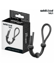 ADDICTED TOYS CUERDA SILICONA PARA EL PENE DE LAZO TRIPLE