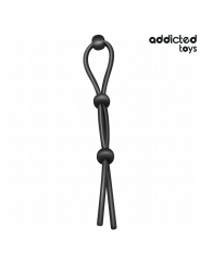 ADDICTED TOYS CUERDA SILICONA PARA EL PENE DE LAZO TRIPLE