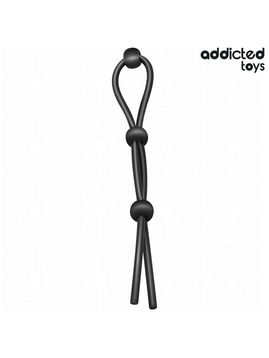 ADDICTED TOYS CUERDA SILICONA PARA EL PENE DE LAZO TRIPLE