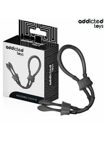 ADDICTED TOYS CUERDA SILICONA AJUSTABLE PARA EL PENE