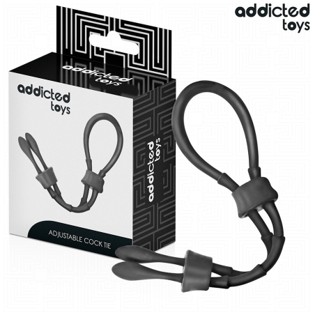 ADDICTED TOYS CUERDA SILICONA AJUSTABLE PARA EL PENE