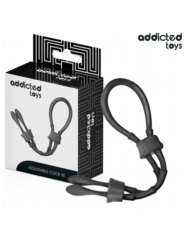 ADDICTED TOYS CUERDA SILICONA AJUSTABLE PARA EL PENE