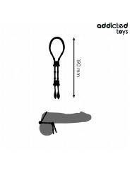 ADDICTED TOYS CUERDA SILICONA AJUSTABLE PARA EL PENE