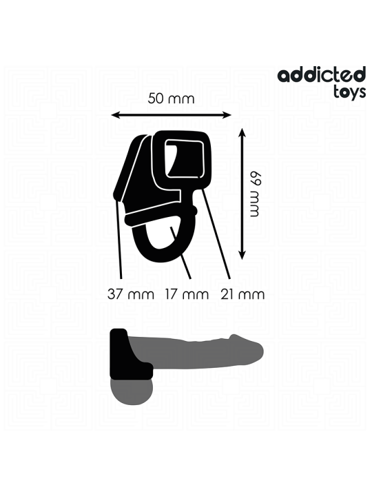 ADDICTED TOYS ANILLO JAULA PARA EL PENE