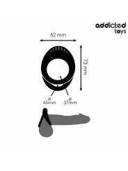 ADDICTED TOYS ANILLO TEXTURIZADO DOBLE PARA EL PENE