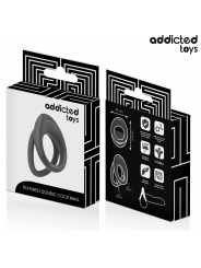 ADDICTED TOYS ANILLO TEXTURIZADO DOBLE PARA EL PENE
