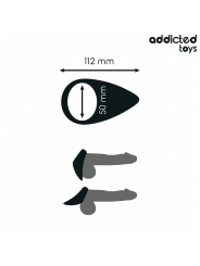 ADDICTED TOYS ANILLO CON FORMA DE LAGRIMA PARA EL PENE